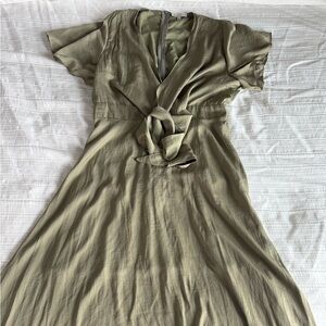 Chic Olive High Low Dress